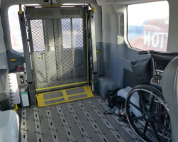a wheelchair